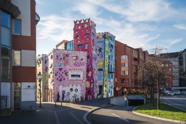 Brunswick, Germany - Jan 15, 2020: Happy Rizzi House - Braunschweig, Lower Saxony, Germany