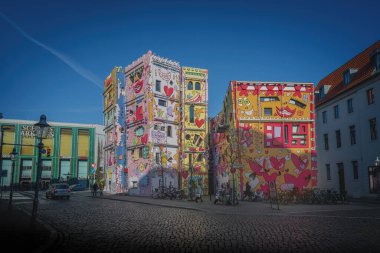 Brunswick, Germany - Jan 15, 2020: Happy Rizzi House - Braunschweig, Lower Saxony, Germany