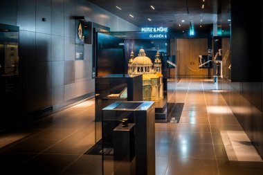 Hannover, Germany - Jan 16, 2020: Herrenhausen Palace Museum Interior - Hanover, Lower Saxony, Germany