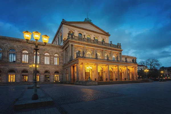 Hannover State Opera House at night - Hanover, Lower Saxony, Germany