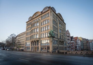 Hamburg, Germany - Jan 04, 2020: Haus der Seefahrt Building - Hamburg, Germany