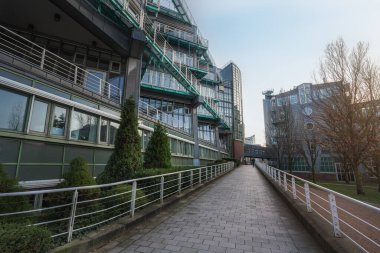 Hamburg, Germany - Jan 11, 2020: Gruner + Jahr Publishing House Modern Building Headquarters - Hamburg, Germany