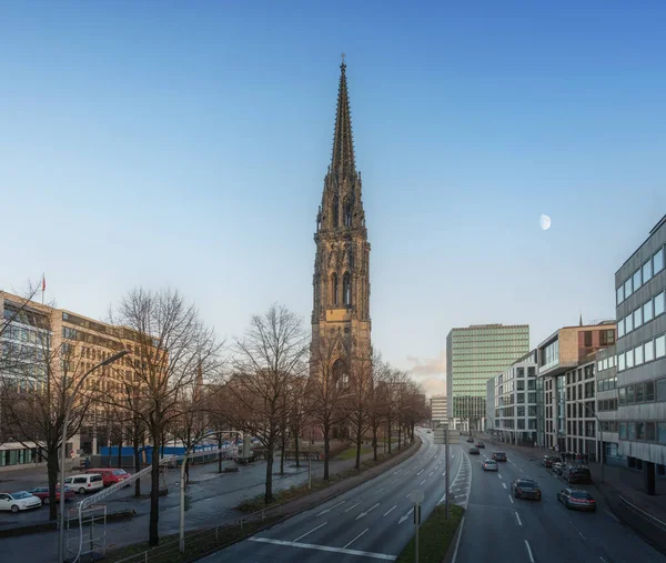 Nicholas Church Hamburg Germany — Stockfoto