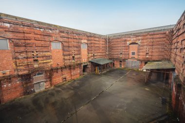 Nuremberg, Germany - Dec 09, 2019: Internal Area of Congress Hall at Nazi Party Rally Grounds Documentation Center - Nuremberg, Bavaria, Germany