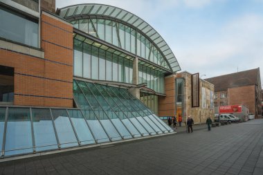 Nuremberg, Germany - Dec 09, 2019: Germanisches National Museum (Germanic National Museum) - Nuremberg, Bavaria, Germany