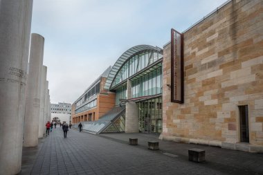 Nuremberg, Germany - Dec 09, 2019: Germanisches National Museum (Germanic National Museum) - Nuremberg, Bavaria, Germany