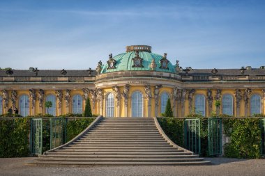 Potsdam, Germany - Sep 13, 2019: Sanssouci Palace - Potsdam, Brandenburg, Germany