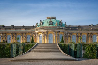 Potsdam, Germany - Sep 13, 2019: Sanssouci Palace - Potsdam, Brandenburg, Germany clipart