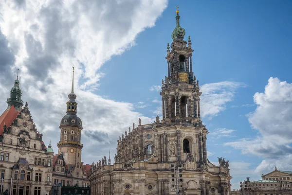 Catedral Católica Dresden Dresden Saxônia Alemanha — Fotografia de Stock