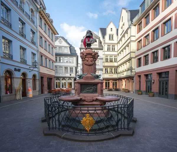 ドイツ フランクフルト 2020年1月23日 フリードリヒ シュトルチェ記念碑 ドイツ フランクフルト — ストック写真