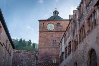 Heidelberg Kalesi 'ndeki Kapı Kulesi (İşkence) - Heidelberg, Almanya