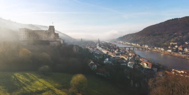 Heidelberg Kalesi ve Eski Köprü (Alte Brucke) - Heidelberg, Almanya
