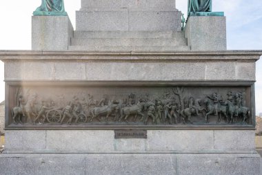 Schlossplatz Meydanı - Stuttgart, Almanya 'da Jubilee Sütununun (Jubilaumssaule) Brienne Yardım Muharebesi