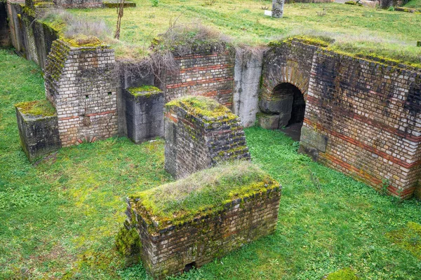 Barbara Baths Roman Baths Complex Ruins Trier Alemanha — Fotografia de Stock