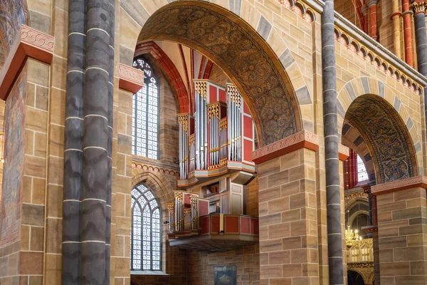 Bremen Almanya Ocak 2020 Bremen Katedrali Boru Organı Bremen Almanya — Stok fotoğraf