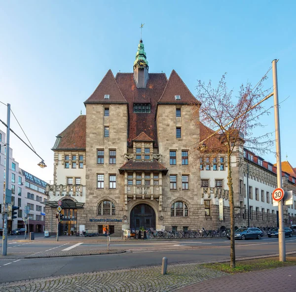 stock image Bremen, Germany - Jan 7, 2020: Bremen City Library - Bremen, Germany