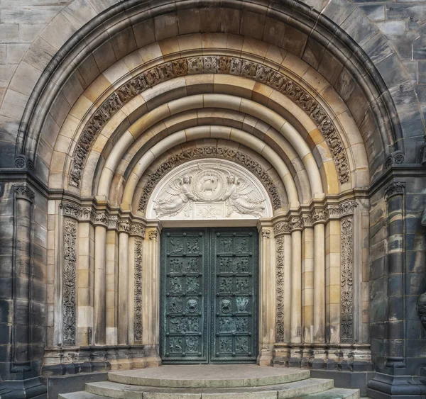 stock image Portal door at Bremen Cathedral - Bremen, Germany