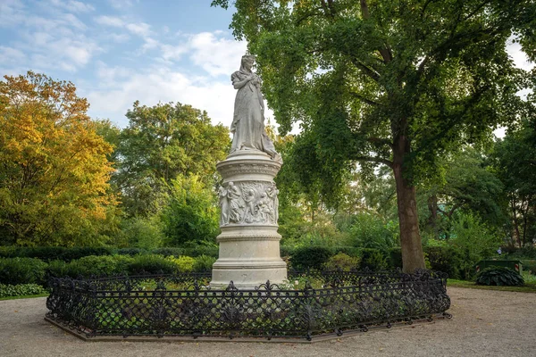 Pomnik Królowej Ludwiki Pruskiej Parku Tiergarten Berlin Niemcy — Zdjęcie stockowe