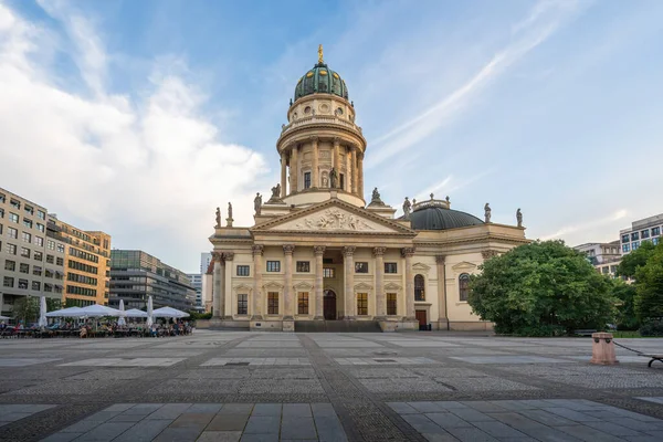 Catedral Alemã Praça Gendarmenmarkt Berlim Alemanha — Fotografia de Stock