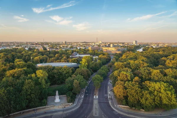 Aerial View Berlin Tiergarten Office Federal President Bundesprasidialamt Berlin Germany — Stock Photo, Image