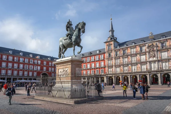 stock image Madrid, Spain - Mar 11, 2019: Plaza Mayor - Madrid, Spain