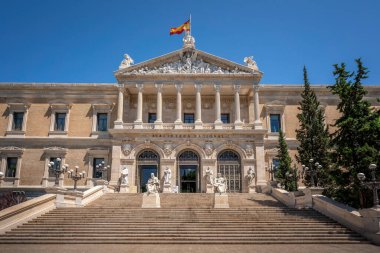 İspanya Ulusal Kütüphanesi (Biblioteca Nacional de Espana) - Madrid, İspanya