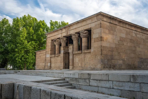 Templo Debod Antiguo Templo Egipcio Parque Montana Madrid España — Foto de Stock