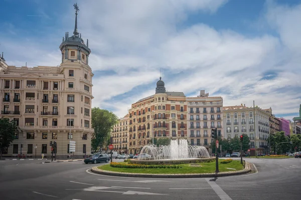 Plaza Alonso Martinez Square Madrid Spain — Stock Photo, Image