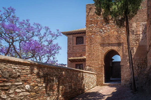 Malaga Španělsko Května 2019 Puerta Boveda Vault Gate Pevnosti Alcazaba — Stock fotografie