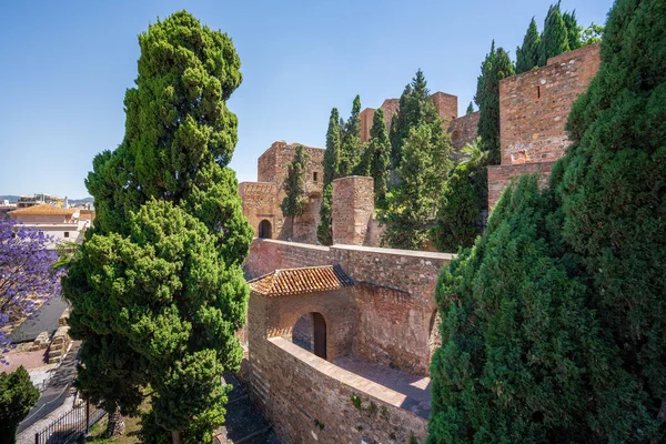 Malaga Španělsko Května 2019 Pevnost Alcazaba Malaga Andalusie Španělsko — Stock fotografie