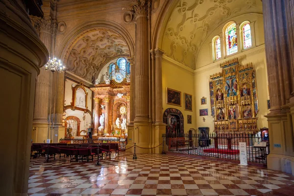 西班牙马拉加 2019年5月19日 西班牙安达卢西亚马拉加大教堂的圣巴巴拉教堂和康乃馨教堂 Capilla Encarnacion — 图库照片