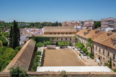 Alcazar de los Reyes Cristianos 'taki Kraliyet Ahırları - Cordoba, Endülüs, İspanya