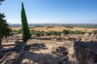 Medine Azahara (Madinat al-Zahra) Arkeoloji Bölgesi - Cordoba, Endülüs, İspanya