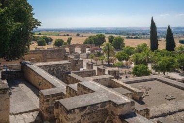 Medine Azahara (Madinat al-Zahra) Arkeoloji Bölgesi - Cordoba, Endülüs, İspanya
