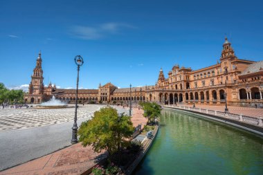 Plaza de Espana - Seville, Endülüs, İspanya
