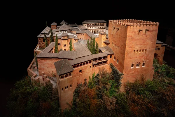 Córdoba España Junio 2019 Modelo Alhambra Museo Vivo Andalus Torre — Foto de Stock