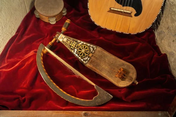 Cordoba Spanje Jun 2019 Rebab Andalusisch Muziekinstrument Het Alive Museum — Stockfoto