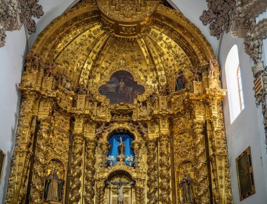 Cordoba, İspanya - 12 Haziran 2019: San Francisco Altar Kilisesi - Fernandine Kiliselerinin Rotası - Cordoba, Endülüs, İspanya