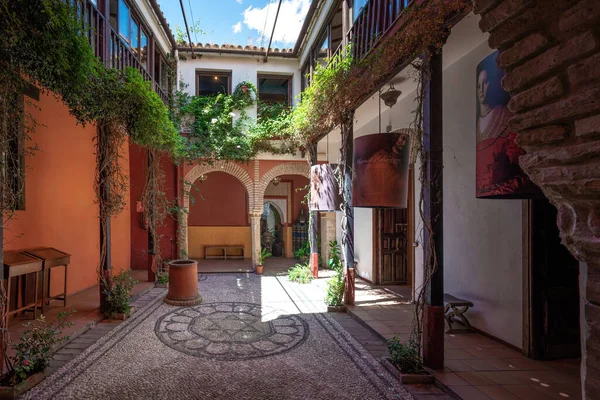 Cordoba Spagna Giugno 2019 Casa Del Cortile Sefarad Nel Quartiere — Foto Stock