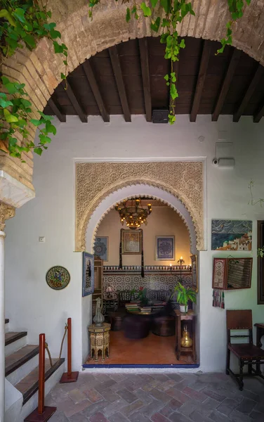 Cordoba Španělsko Června 2019 Casa Andalusi Dům Andalusie Veranda Cordoba — Stock fotografie