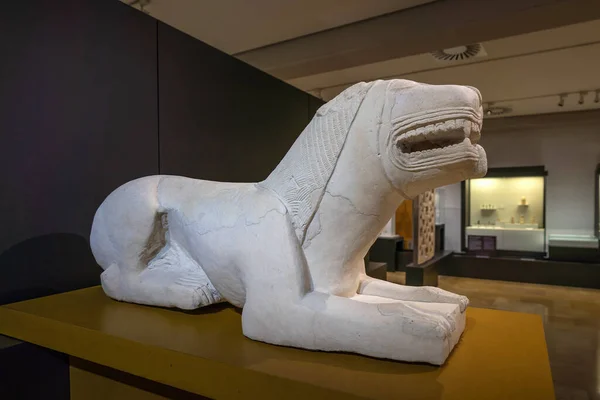 Cordoba Spanje Jun 2019 Iberische Leeuw Van Nueva Carteya Sculptuur — Stockfoto