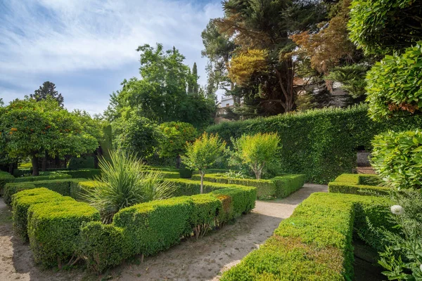 Gardens Casa Del Chapiz House Granada Andalusia Spain — Stock Photo, Image