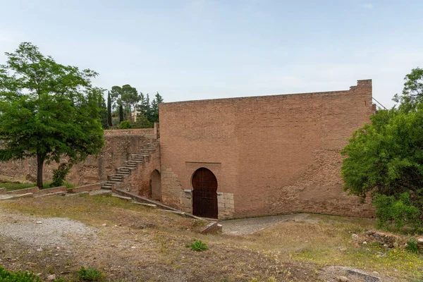 stock image Gate of the Seven Floors (Puerta de los Siete Suelos) at Alhambra - Granada, Andalusia, Spain