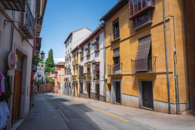 Cuesta de Gomerez Caddesi - Granada, Endülüs, İspanya