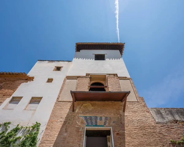 Granada Spanien Juni 2019 Fassade Des Eingangs Zum Generalife Palast — Stockfoto