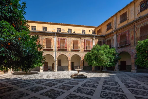 Granada Spanien Juni 2019 Innenhof Des San Juan Dios Krankenhauses — Stockfoto