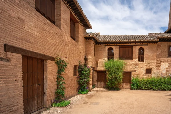 Granada Spanje Mei 2019 Huizen Van Nasrid Het Alhambra Granada — Stockfoto