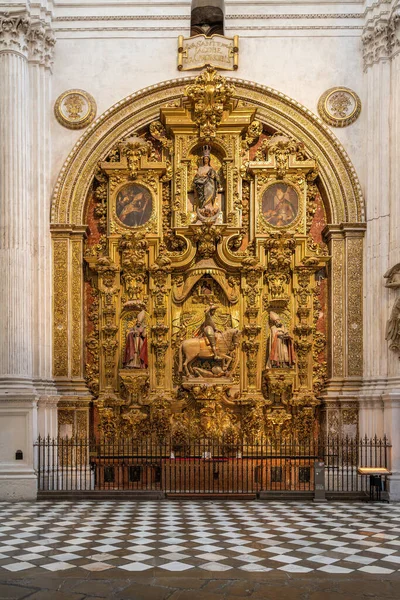 Granada Spain May 2019 Triumph Santiago Altarpiece Retablo Apostol Santiago — 스톡 사진
