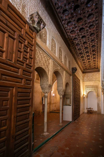 Granada Espanha Maio 2019 Câmara Real Salon Regio Palácio Generalife — Fotografia de Stock