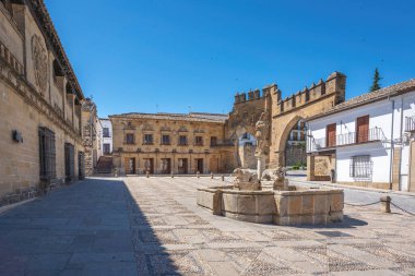 Plaza del Populo Meydanı - Baeza, Jaen, İspanya